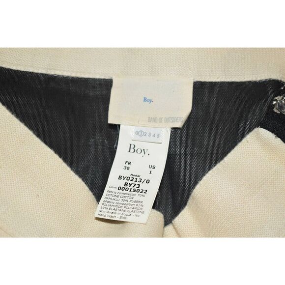 Band of Outsiders Boy Color Block Midi Skirt - 36 / 6 - Picture 4 of 4